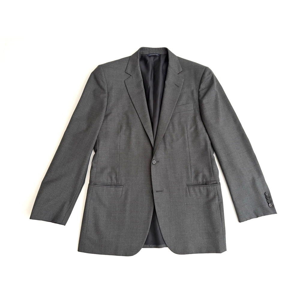 Brooks Brothers Golden Fleece Fitzgerald Blazer 41R 2-Button Gray Wool VBC Italy
